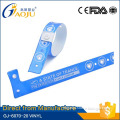 Wholesale professional manufacture disposable custom reflective pvc slap wristband for promotion